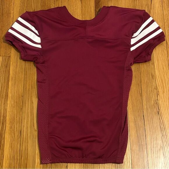 Nike Team Stock Vapor Pro Football Jersey Maroon Red Size Kids Medium CI3909-612 - Picture 6 of 8